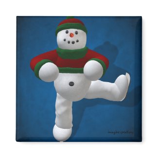 Skating Snowman