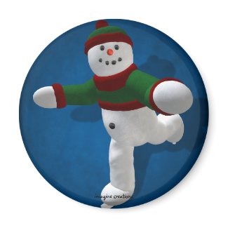 Skating Snowman