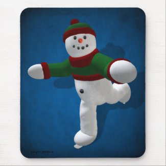 Skating Snowman