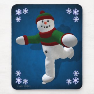 Skating Snowman