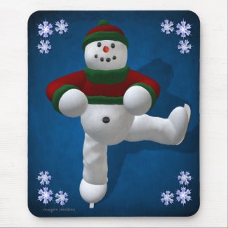 Skating Snowman