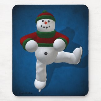 Skating Snowman