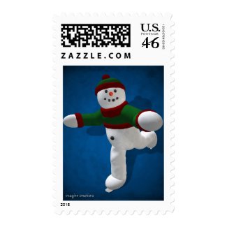 Skating Snowman