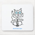 SKCAT BLUE EYES MOUSEPAD