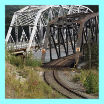 Skeena River Bridge Poster posters