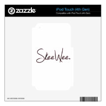 skeewee series decals for iPod touch 4G