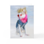 Skeezix in Hair and Shades Greeting Card