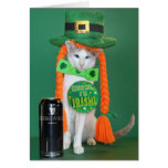 Skeezix McCat --- Cat St. Patrick's Day Card