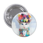 Skeezix the Cat Easter Bunny Button