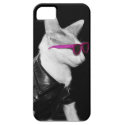 Skeezix the Cat iPhone5 Case - Biker Cat in Shades