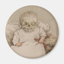 Skeletal Baby Fridge Magnets