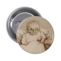 Skeletal Baby Pinback Buttons