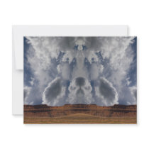 Skeletal Clouds Personalized Announcement