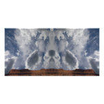 Skeletal Clouds Photo Greeting Card