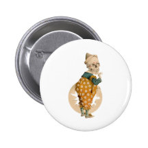 Skeletal Clown Buttons