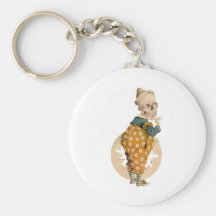 Skeletal Clown Keychain