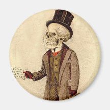 Skeletal Doctor Fridge Magnet