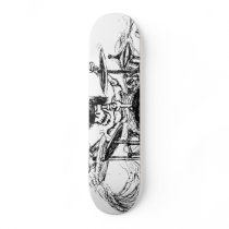 Skeletal Drummer Custom Skate Board