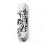 Skeletal Drummer Custom Skate Board
