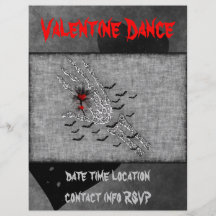 Skeletal Hand Of Love Flyer