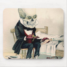 Skeletal Last Rites Mouse Mat