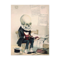 Skeletal Last Rites Postcards
