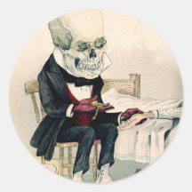 Skeletal Last Rites Stickers