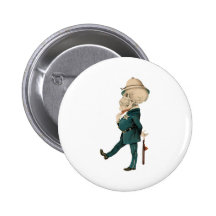 Skeletal Officer Buttons