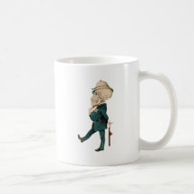 Skeletal Officer Coffee Mugs