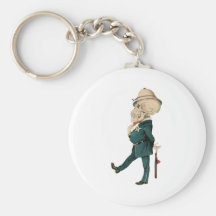 Skeletal Officer Keychains