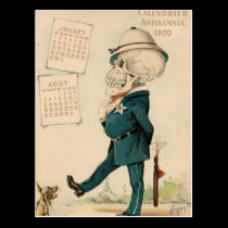 Skeletal Officer postcards
