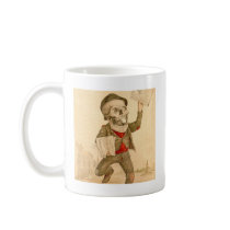 Skeletal Paperboy Coffee Mug