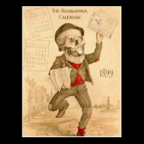 Skeletal Paperboy postcards