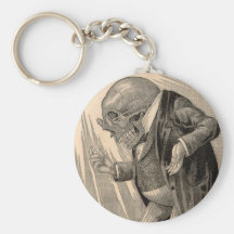 Skeletal Penny Saver Keychain