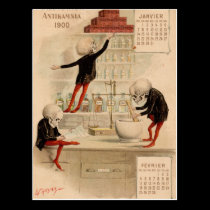 Skeletal Pharmacy postcards