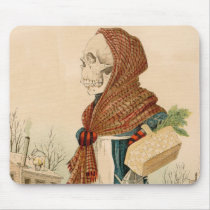 Skeletal Vegetable Lady Mouse Mats