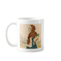 Skeletal Vegetable Lady Coffee Mug