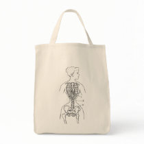 Skeleton and Corset bags