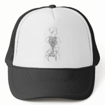 Skeleton and Corset hats