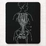 Skeleton and Corset Mousepad