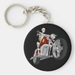 Skeleton Biker / Bike Rider: 3D Model: Keychain