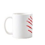 skeleton bone hand bloody scratches coffee mugs