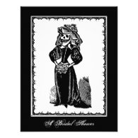 Skeleton Bride (Bridal Shower) - Invitation