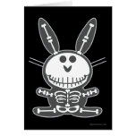 Skeleton Bunny Greeting Card