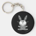 Skeleton Bunny Keychain