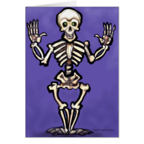 Skeleton Card by FunGraphix Skeleton Card
