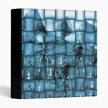 Skeleton Chess 3 Ring Binder