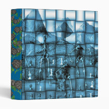 Skeleton Chess 3 Ring Binders