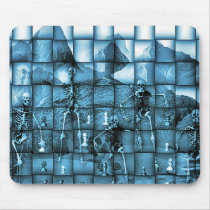 Skeleton Chess Mousepad