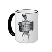 Skeleton Chest Xray Mugs